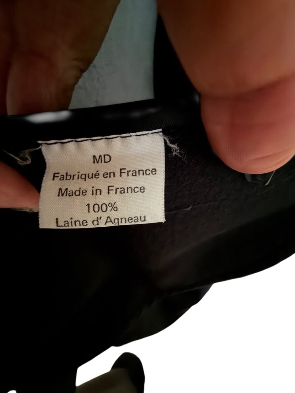 Maurice Daquin Vintage Black Open Front Cape Women’s One Size - Picture 7 of 11